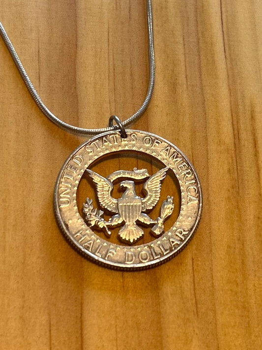 US Half Dollar Pendant