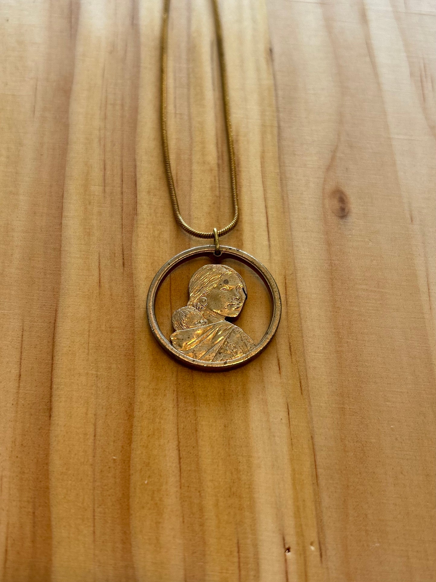 Sacagawea Dollar Pendant